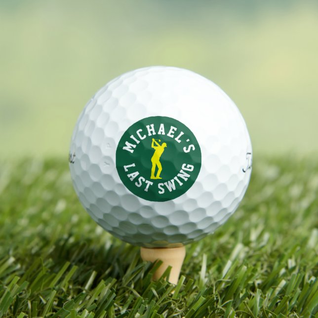 Letzte Runde Junggesellenabschied Golfbälle (Insitu T-Shirt)