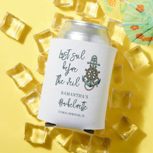 Letzte Segelpartie vor dem Schleier Junggesellinne Dosenkühler