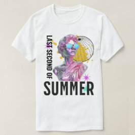 Letzte Sekunde Retro Vaporwave Statue T-Shirt