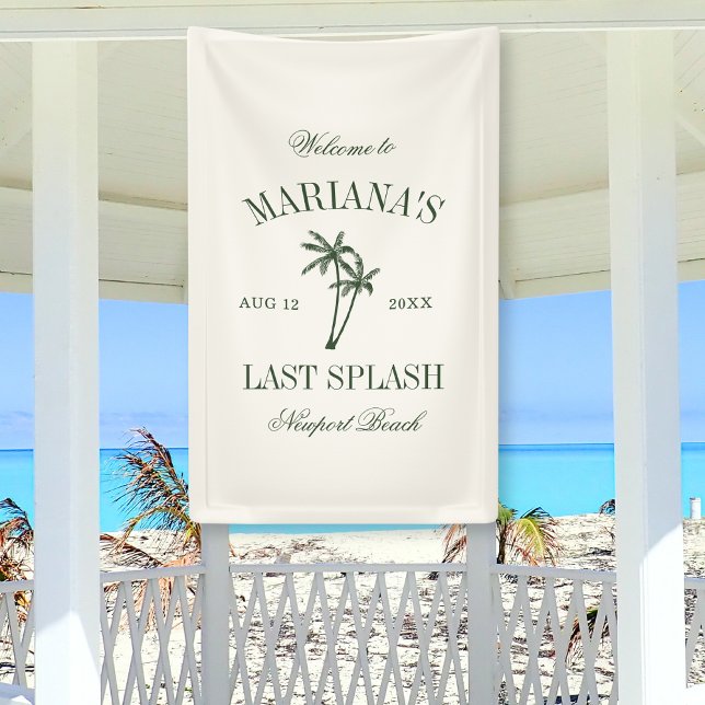 Letzte Splash Beach Palms Bachelorette Banner (Von Creator hochgeladen)