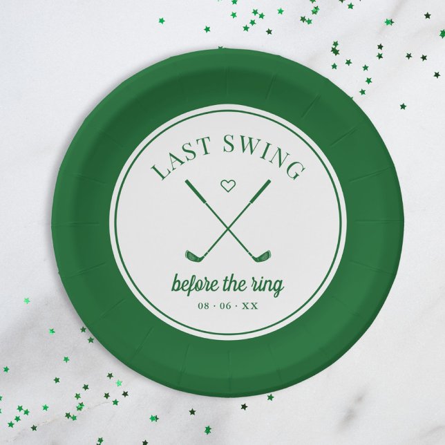 Letzte Swing Golf Bachelorette Pappteller (Von Creator hochgeladen)