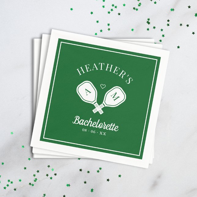 Letzte Swing Pickleball Bachelorette Serviette (Von Creator hochgeladen)