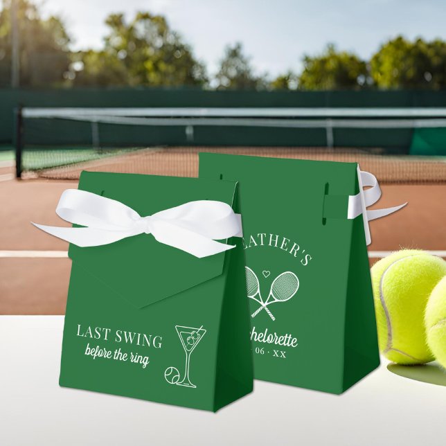 Letzte Swing Tennis Bachelorette Geschenkschachtel (Von Creator hochgeladen)