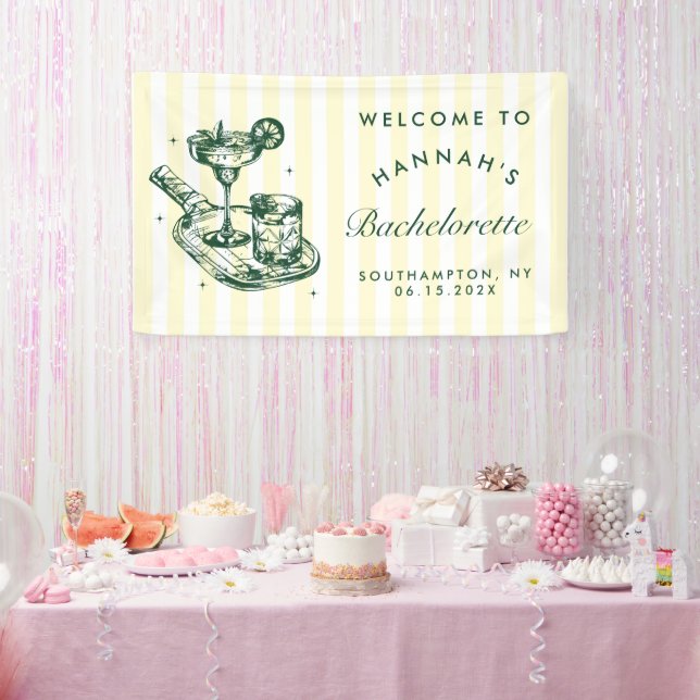 Letzte Swing vor dem Ring Pickleball Bach Weekend Banner (Party)