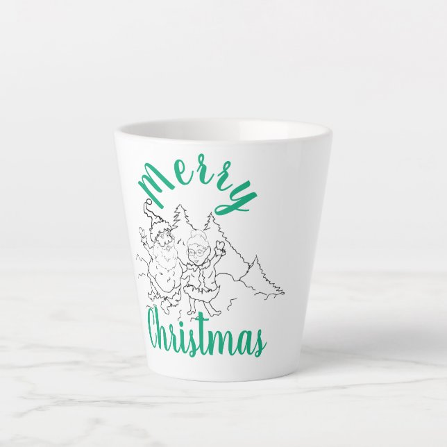 Letzte Tasse; Herr & Frau Claus Milchtasse (Vorderseite)