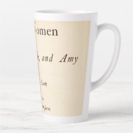 Letzte Tasse mit Vintager Seite von Little Women