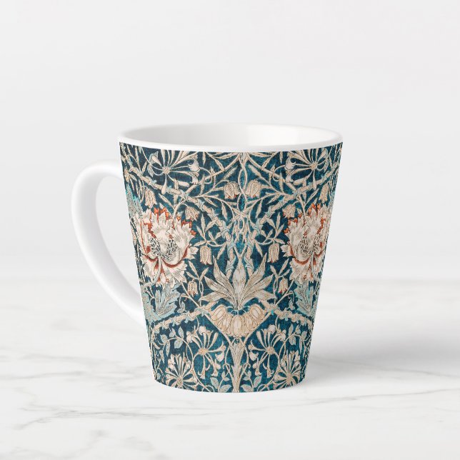 LETZTE TASSE: WILLIAM MORRIS : HONEYSUCKLE MILCHTASSE (Linke Ecke)
