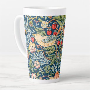 LETZTE TASSE: WILLIAM MORRIS : STRAWBERRY THIEVES MILCHTASSE