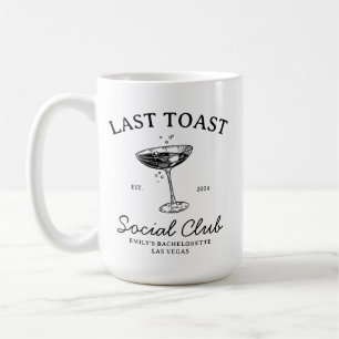 Letzte Toast Social Club Junggesellinnenabschied M Kaffeetasse