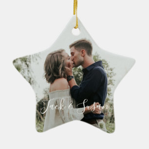 letzte Weihnachten als Mr. und Miss Weihnachten Ke Keramik Ornament