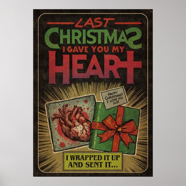 Letzte Weihnachten Wham Poster (Vorne)