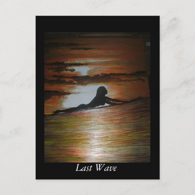 Letzte Welle Postkarte (Vorderseite)