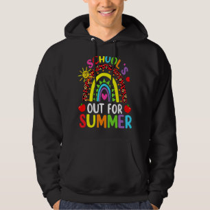 Letzten Schultag ist die Schule für Regenbogen im  Hoodie