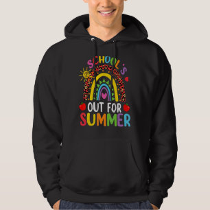 Letzten Schultag ist die Schule für Regenbogen im  Hoodie