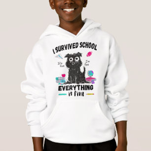Letzten Schultag überlebte ich die Schule Hoodie