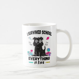 Letzten Schultag überlebte ich die Schule Kaffeetasse