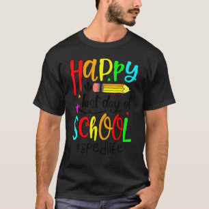 Letzten Tag der Bildung verbrachte der Lehrer eine T-Shirt