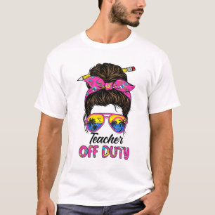 Letzten Tag der Schule Lehrer der Pflicht Messy Bu T-Shirt