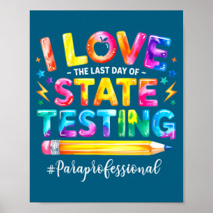 Letzten Tag der staatlichen Prüfung lustig lieben Poster