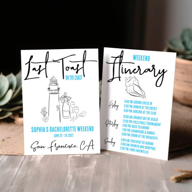 Letzten Toast am Junggeselinnen-Abschied des Küste Einladung (Von Creator hochgeladen)