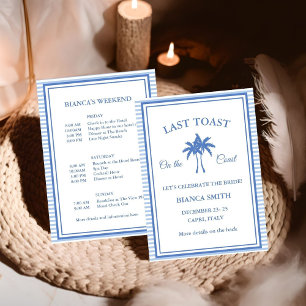 Letzten Toast am Party des Bachelorette-Wochenende Einladung