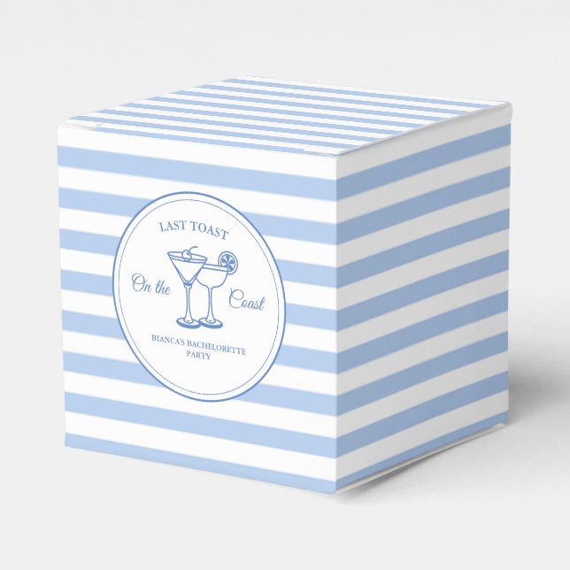 Letzten Toast am Party des Bachelorette-Wochenende Geschenkschachtel (Vorderseite)