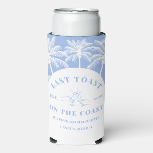 Letzten Toast am Strand Bachelorette Cooler Selters Dosenkühler