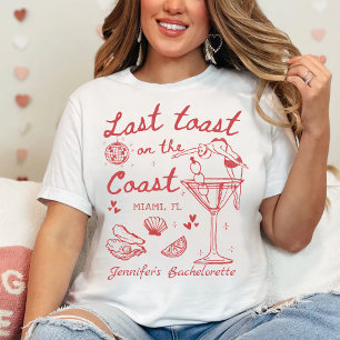 Letzten Toast am Strand Red Bachelorette T-Shirt