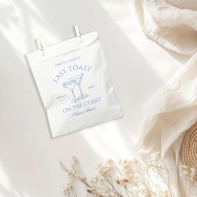 Letzten Toast am Wochenende des Küstenbachelorette Geschenktütchen (Von Creator hochgeladen)