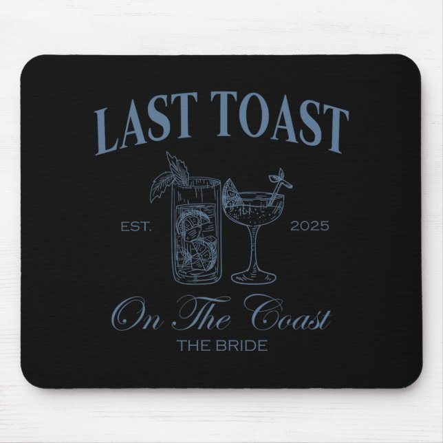 Letzten Toast an der Küste der Bride Beach Bachelo Mousepad (Vorne)