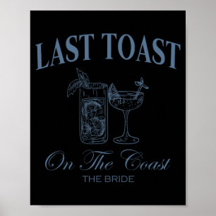 Letzten Toast an der Küste der Bride Beach Bachelo Poster