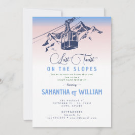 Letzten Toast auf den Pisten Ski Joint Bach Weeken Einladung