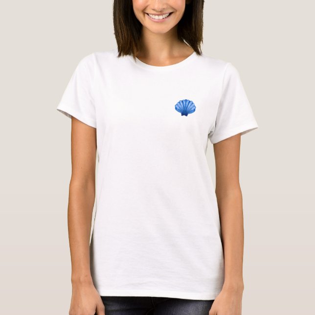 Letzten Toast auf der Coast Blue Muschel Bachelore T-Shirt (Vorderseite)