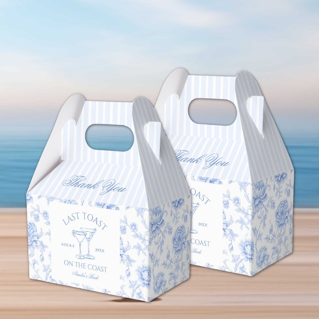 Letzten Toast auf der Flora-Küste Bachelorette Geschenkschachtel (Von Creator hochgeladen)