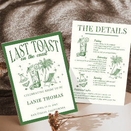 Letzten Toast auf der Küstenstraße Einladung