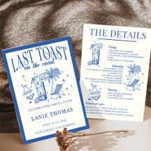 Letzten Toast auf der Küstenstraße