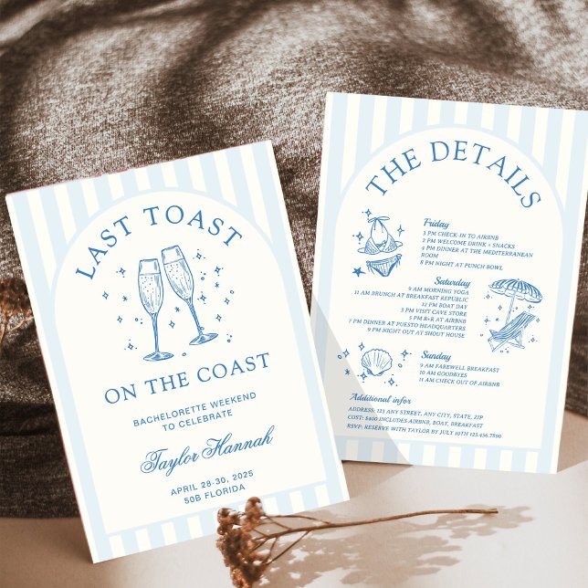 Letzten Toast auf der Küstenstraße Einladung (Von Creator hochgeladen)