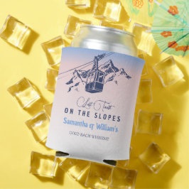 Letzten Toast auf der Piste Ski Bachelorette Viele Dosenkühler