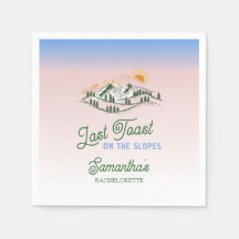 Letzten Toast auf der Piste Skifahren Winter BACH 