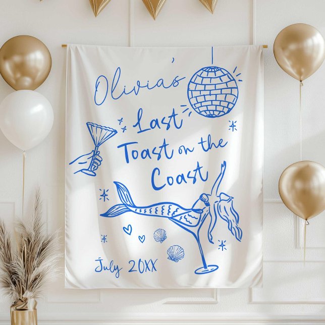 Letzten Toast vor der Küste, Beach Bacheloret Wandteppich (Von Creator hochgeladen)