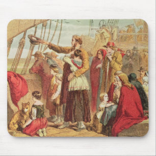 Letzter Anblick von altem England Mousepad