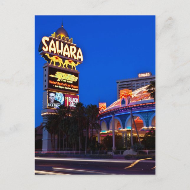 Letzter Aufruf für die Sahara Postkarte (Vorderseite)