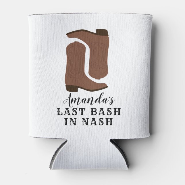Letzter Bash in Nash Bachelorette Boots Dosenkühler (Vorderseite)