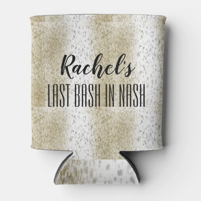 Letzter Bash in Nash Bachelorette Dosenkühler (Vorderseite)