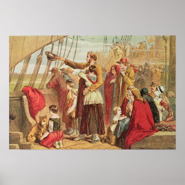 Letzter Blick auf das alte England Poster (Vorne)