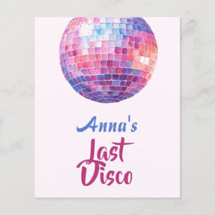 Letzter Disco-Junggesellinnenabschied   Pink Flyer