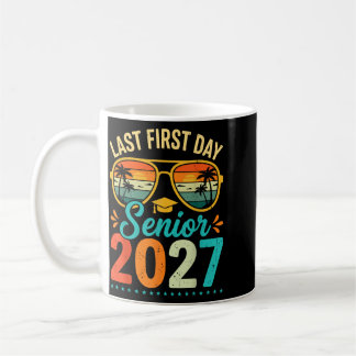 Letzter erster Tag Senior 2027 Rückkehr zur Schule Kaffeetasse