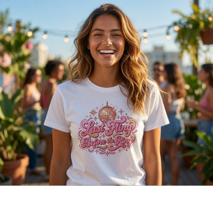 Letzter Flirt vor dem Ring Retro-Disco-Junggesel T-Shirt