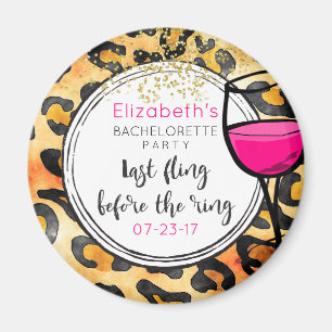 Letzter Flirt vor dem Ring Wild Bachelorette Magnet