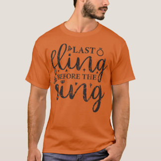 Letzter Flug vor der Ringbride Bridesmaid Bachelor T-Shirt